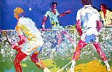 Leroy Neiman Men's Doubles painting